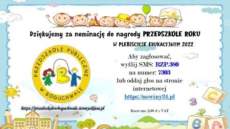 NOMINACJA DO NAGRODY W PLEBISCYCIE EDUKACYJNYM