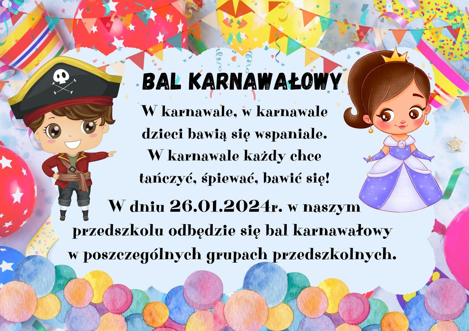 Bal karnawałowy