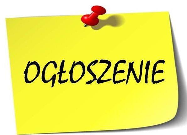 Ogłoszenie dla rodziców dzieci przyjętych w roku szkolnym 2024/2025