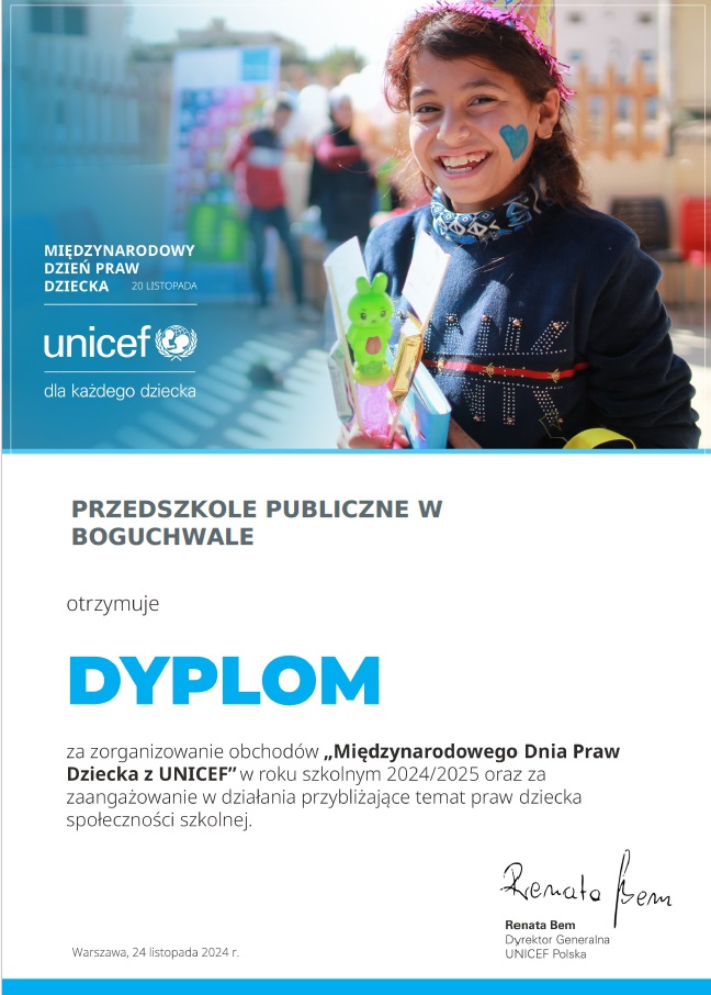 Międzynarodowy Dzień Praw Dziecka z UNICEF
