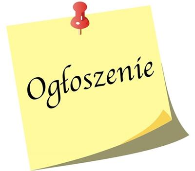 Ważne ogłoszenie!