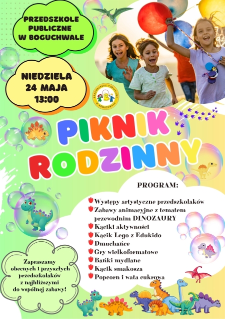  PIKNIK RODZINNY W ŚWIECIE DINOZAURÓW! 