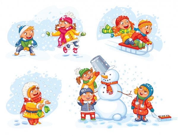 WAŻNE: Zimowe zabawy na śniegu - Przedszkole Publiczne w Boguchwale